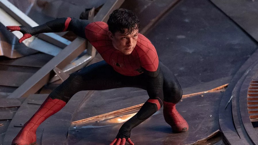 Tom Holland sebagai Spider-Man di web slingers film ketiga Marvel. (Foto: © Sony Pictures/Marvel Entertainment)