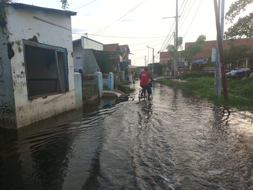 Kondisi Terbaru Banjir di Pekalongan, Air Mulai Surut. (BNPB)