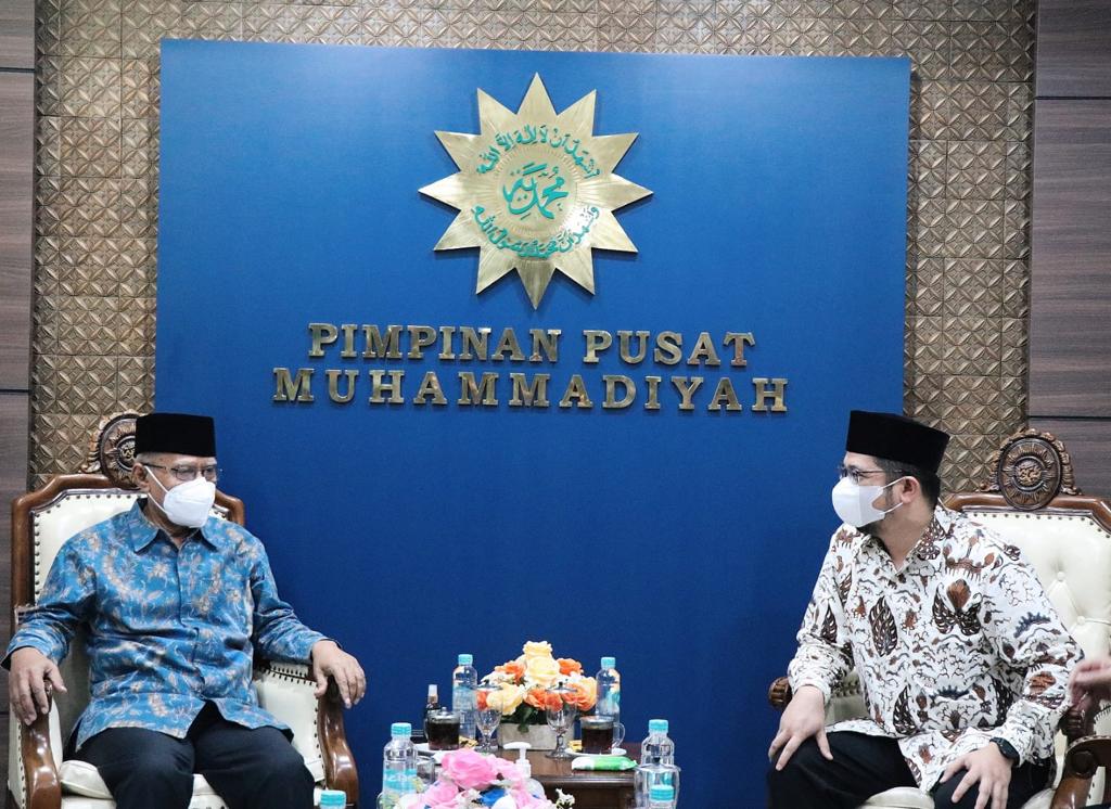  silaturahmi pimpinan Partai Umat dan jajarannya ke PP Muhammadiyah. (Humas PP Muhammadiyah)