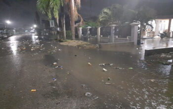 Banjir di Kota Palu Akibat Hujan Lebat, 123 Rumah Sempat Terendam. (via BNPB)